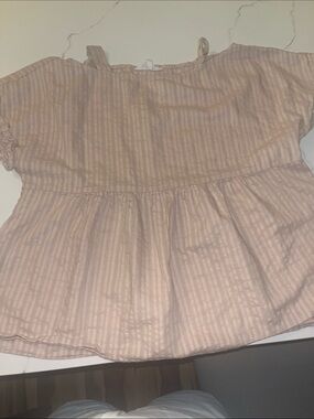 BCBGENERATION Pink Peplum Top